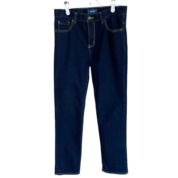 OLD NAVY Skinny Jeans Comfort Stretch Dark Wash Blue Women's Size 10 - Picture 1 of 16